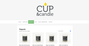 Startup Cup & candle picture website