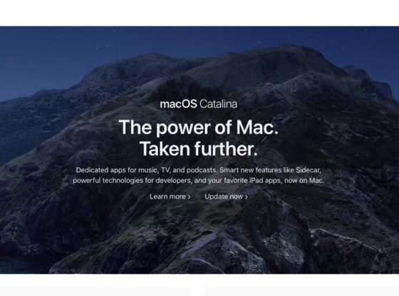 Actualizarea la MacOS Catalina