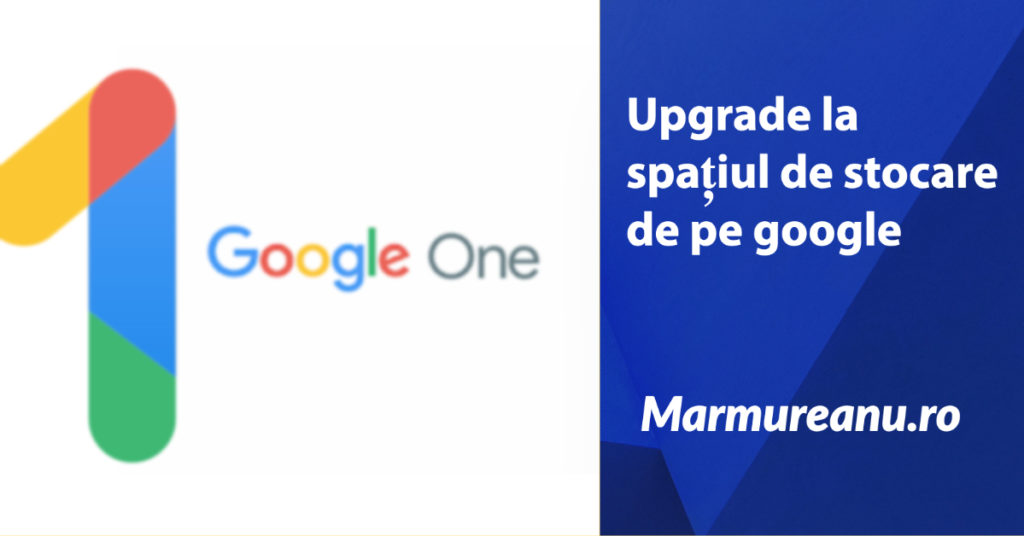 Upgrade la spatiul de stocare